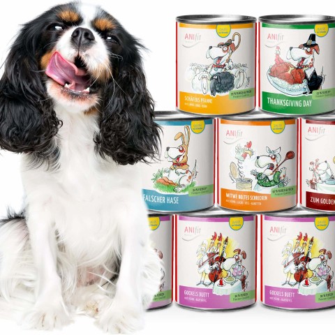 Hunde-Schnupperpaket 810g (1 Set mit verschiedenen Sorten / Flocken / Testpackungen)