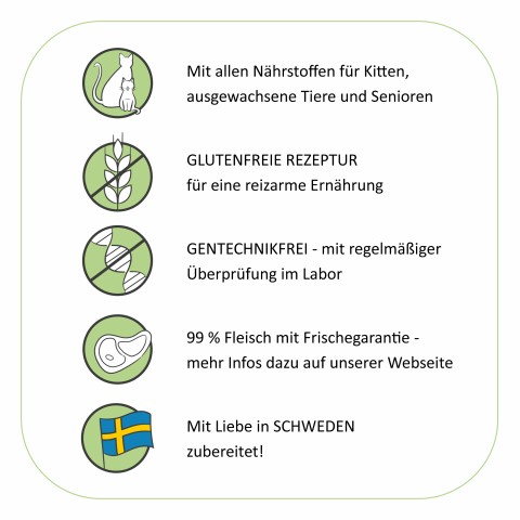 Katze Nassfutter Schnupperpaket Katzen 400g 1 Paket mit verschiedenen Sorten / Testpackungen -6- Anifit